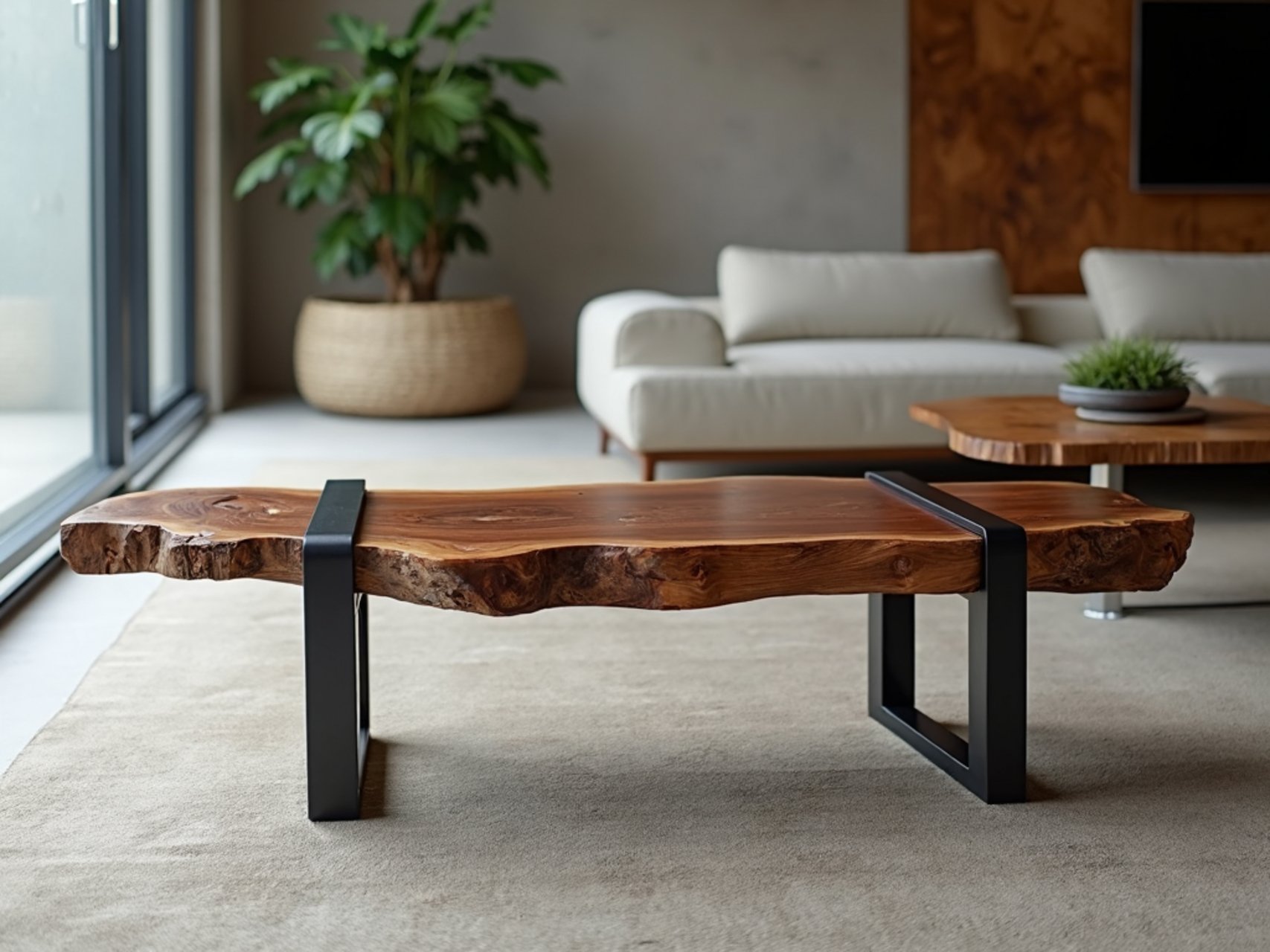 Natural Edge Bench